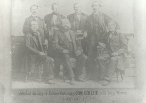 Overlevende stichters en voorzitters in 1872